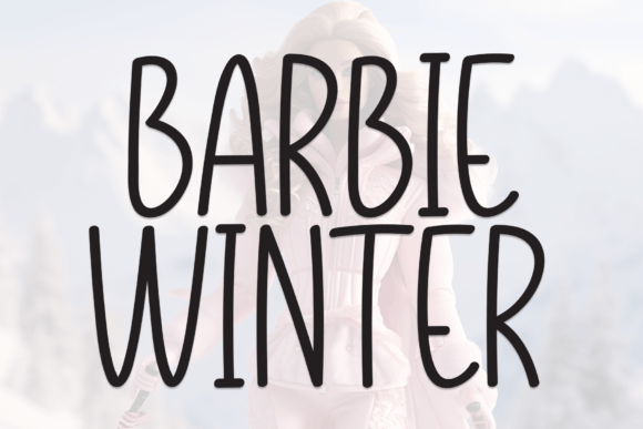 Barbie Winter Typeface: A Sweet Display Font for Digital Brands