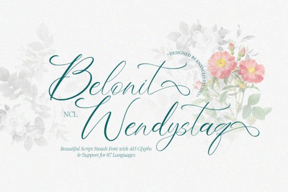 Belonit Wendystaq: A Modern Script Typeface for Editorial Design