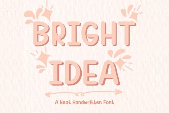 Bright Idea Font: A Whimsical Typeface for Modern Web Design