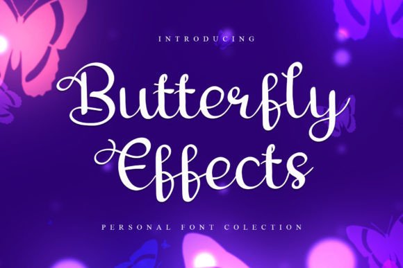 Butterfly Effects: A Handwritten Typeface for Elegant Brand Identity