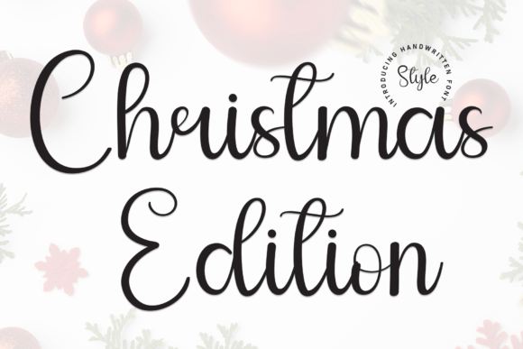 Christmas Edition: The Perfect Handwritten Typeface for Festive Branding
