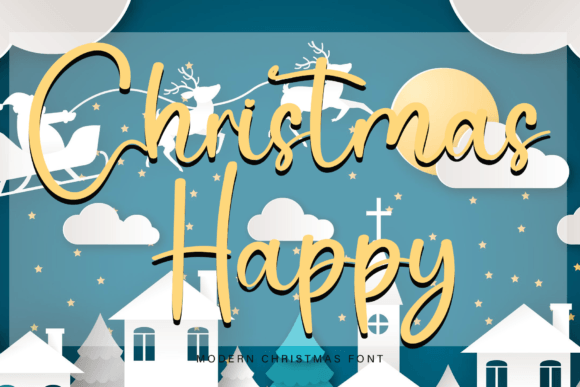 Christmas Happy Font: A Sweet Typeface for Holiday Branding
