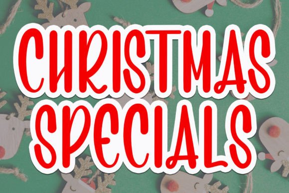 Christmas Specials: The Elegant Typeface for Holiday Editorial Design