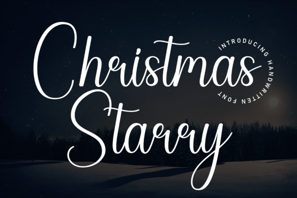 Christmas Starry: A Handwritten Typeface for Festive Digital Experiences