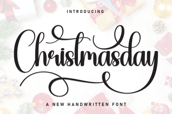 Christmasday: A Timeless Handwritten Typeface for Authentic Branding