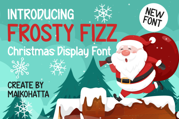 Frosty Fizz: The Premium Font for Festive Small Business Branding