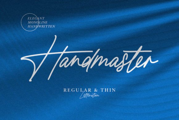 Handmaster: The Elegant Script Font for Editorial Design