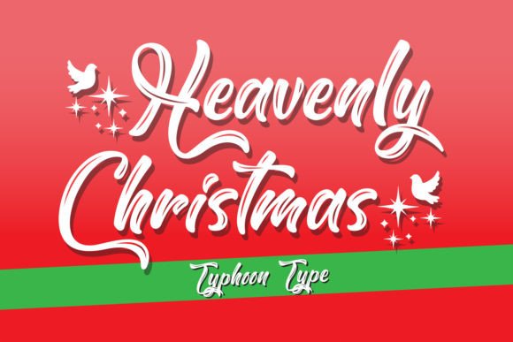 Heavenly Christmas: The Premium Script Font for Festive Branding
