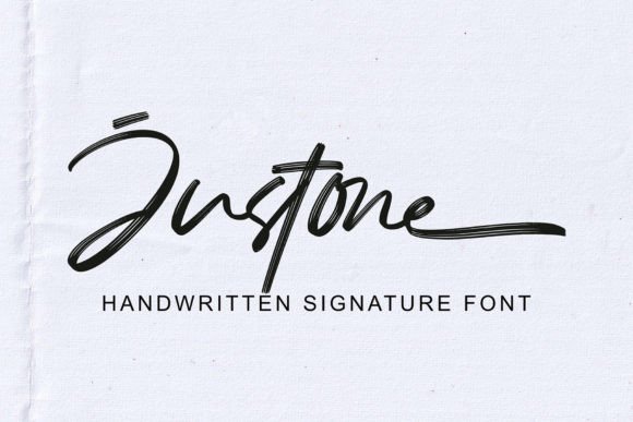 Justone: The Handwritten Signature Font That Elevates Your Brand
