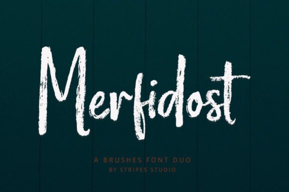 Merfidost: The Modern Script Typeface for Authentic Branding