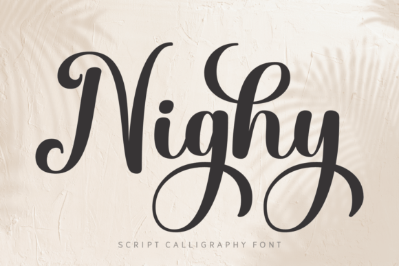 Nighy: A Sweet Script Typeface for Exquisite Brand Identity
