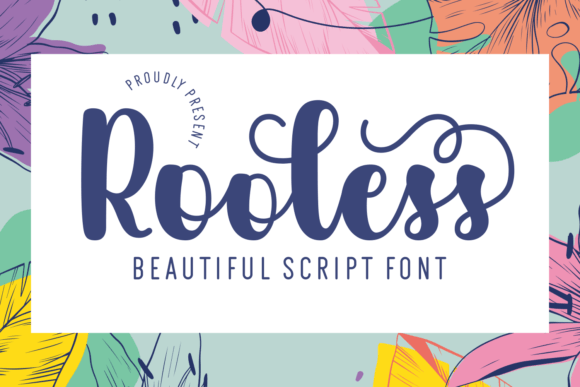 Rooless: The Elegant Script Font for Authentic Brand Identity