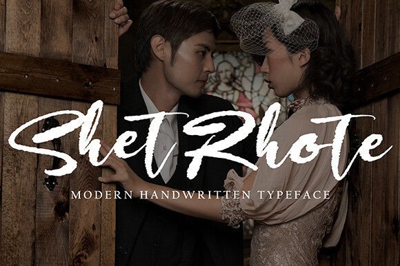 Shet Rhote: The Modern Script Typeface for Elevated Web Design