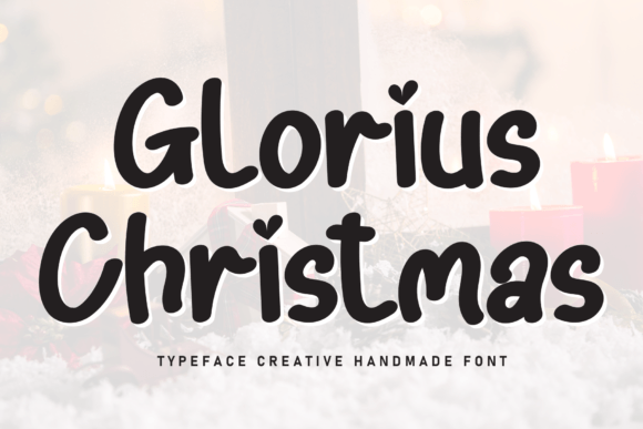 Upgrade Your Brand with the Glorius Christmas Typeface