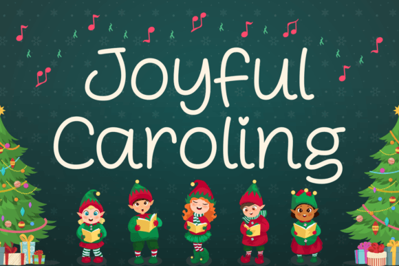 Upgrade Your Brand with the Joyful Caroling Typeface for Festive Design