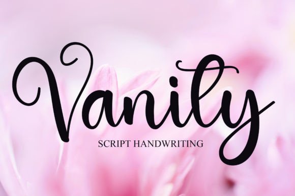 Vanity: The Magical Handwritten Typeface for Elegant Crafts