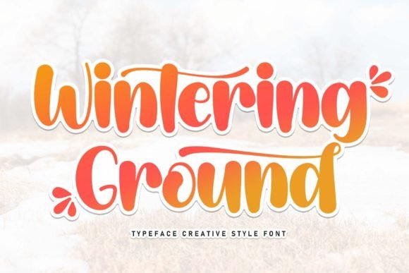 Wintering Ground: The Handwritten Typeface for Warm Brand Identity